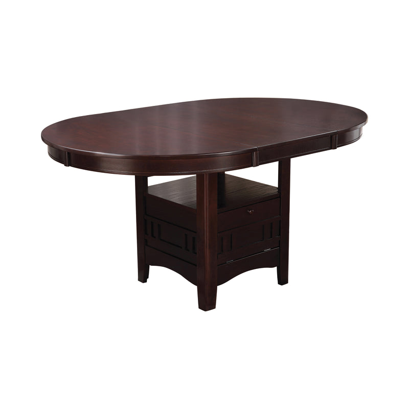 Lavon Oval Counter Height Table Espresso