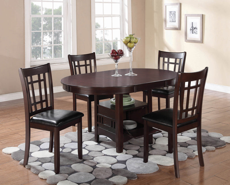 Lavon Dining Table With Storage Espresso