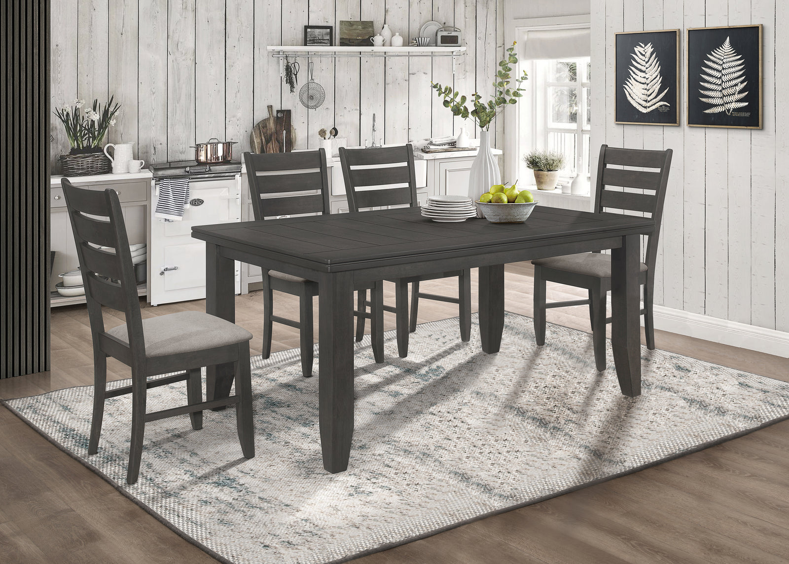 Dalila Rectangular Dining Table Cappuccino