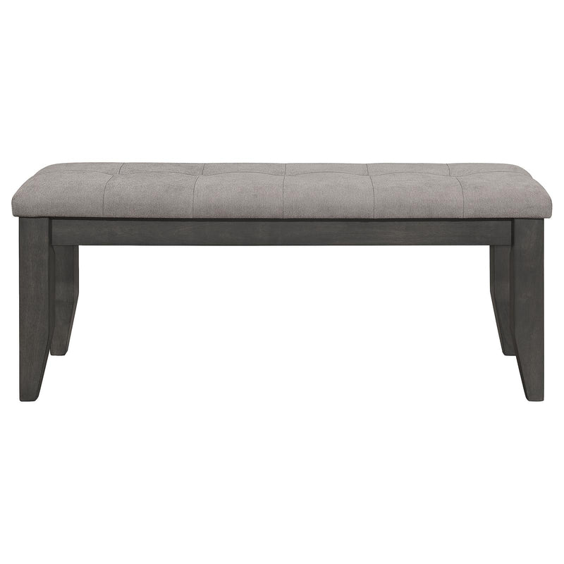 Dalila Padded Cushion Bench Grey And Dark