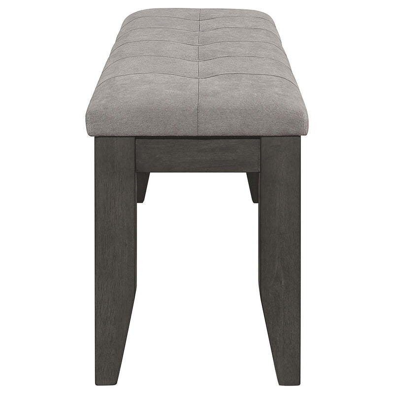 Dalila Padded Cushion Bench Grey And Dark