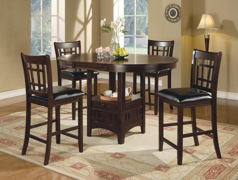 Lavon Dining Table With Storage Espresso