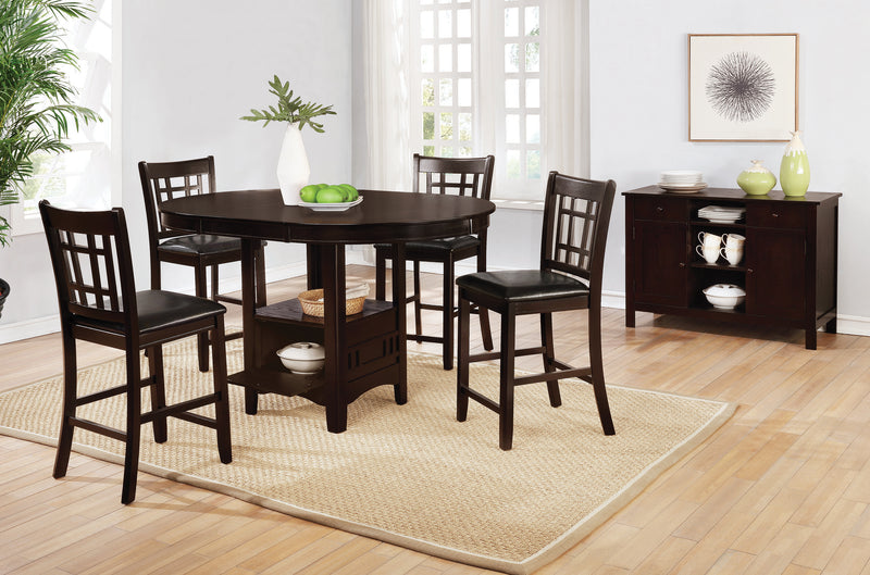 Lavon Dining Table With Storage Espresso