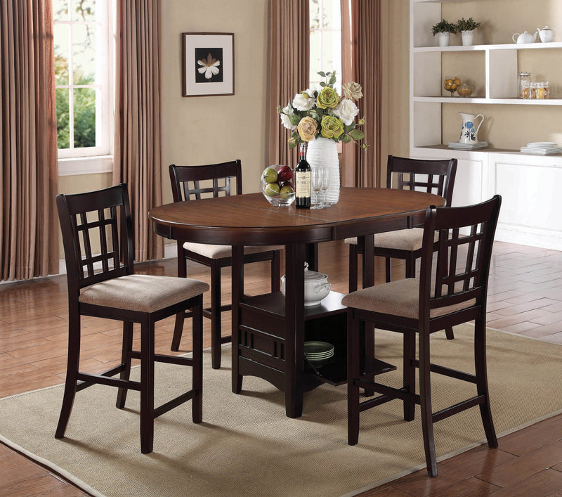 Lavon Dining Table With Storage Espresso