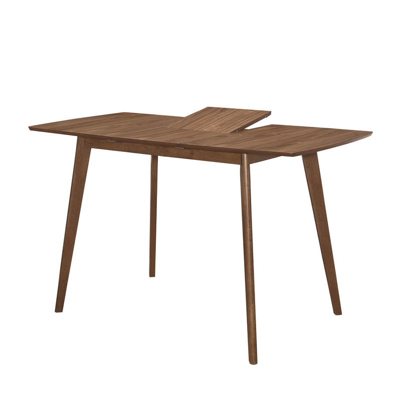 Redbridge Counter Height Table With Butterfly Leaf Natural Walnut