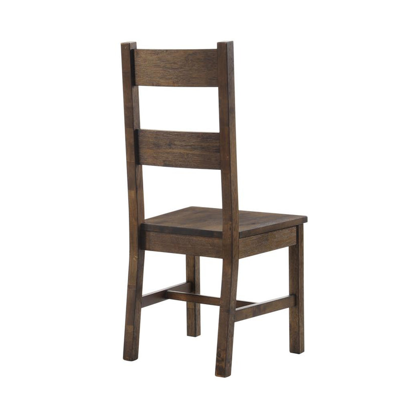 Coleman Dining Side Chairs Rustic Golden Brown (Set of 2)