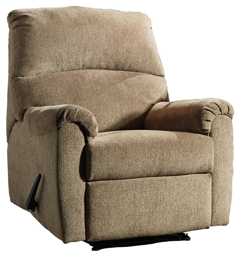 Nerviano Mocha Chenille Recliner