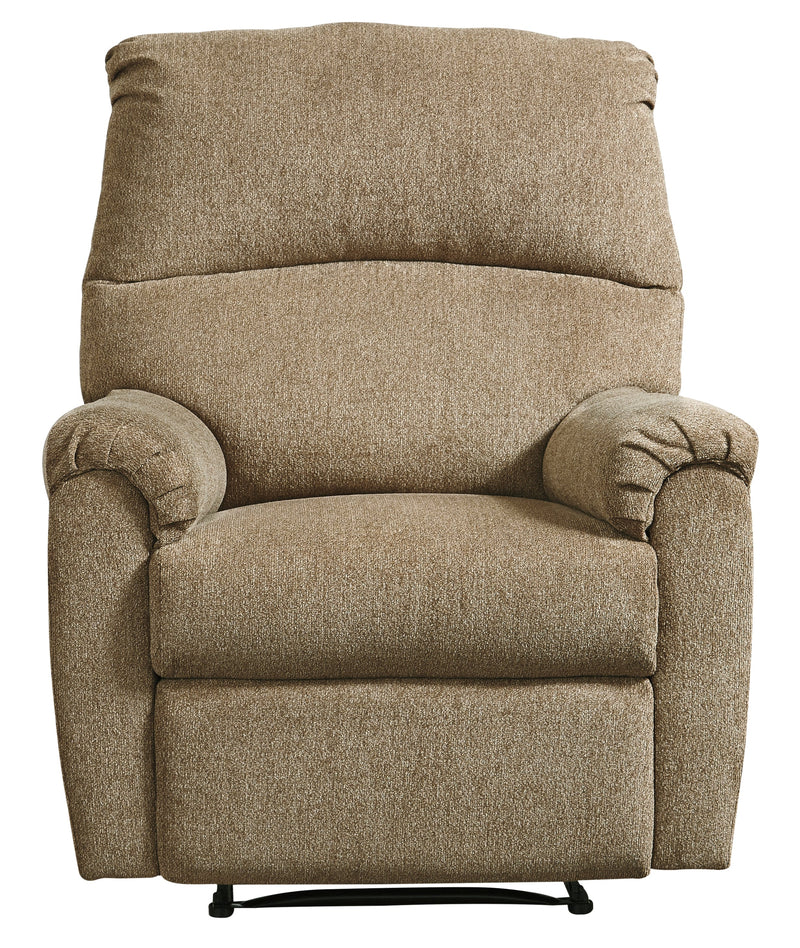 Nerviano Mocha Chenille Recliner