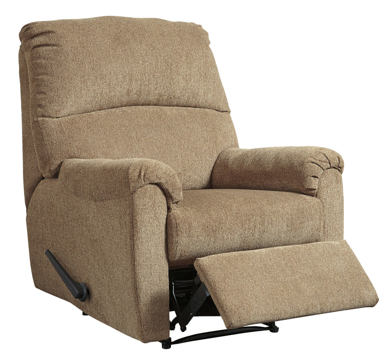 Nerviano Mocha Chenille Recliner