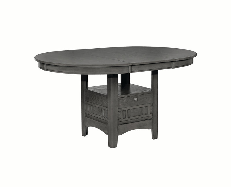 Lavon Oval Counter Height Table Espresso