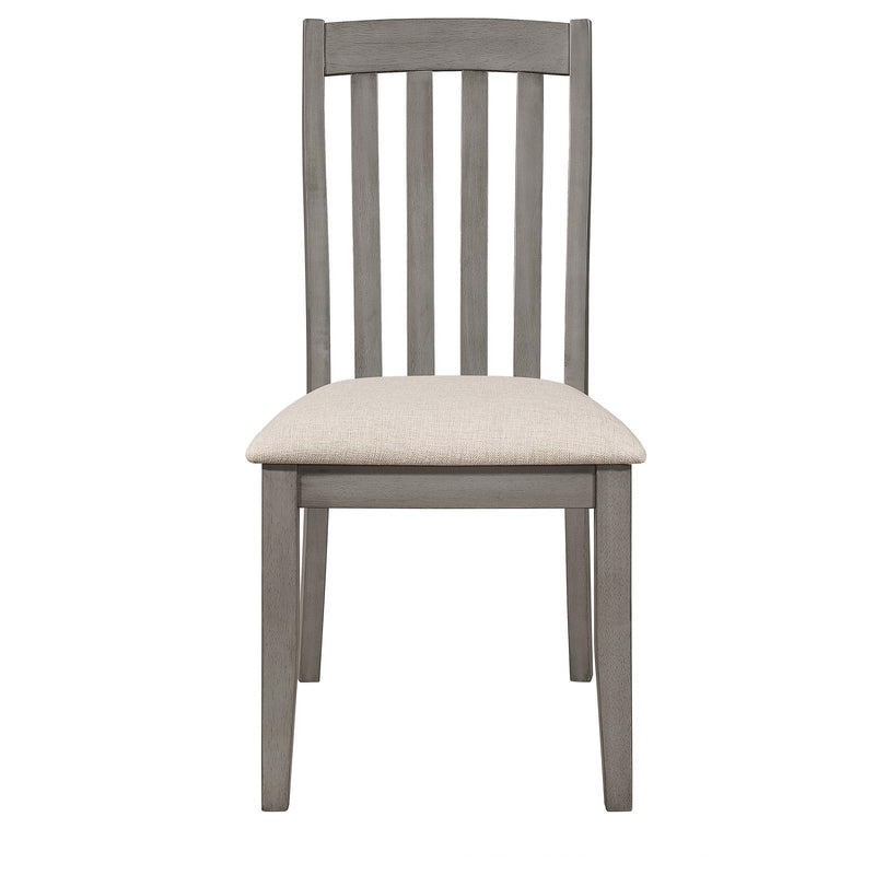 Nogales Slat Back Side Chairs Coastal Grey (Set of 2)