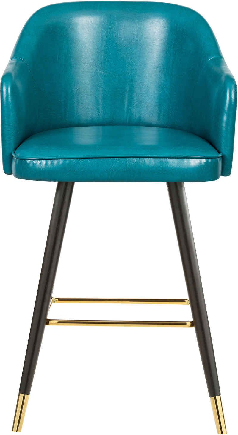 Barbosa Blue Faux Leather Bar | Counter Stool