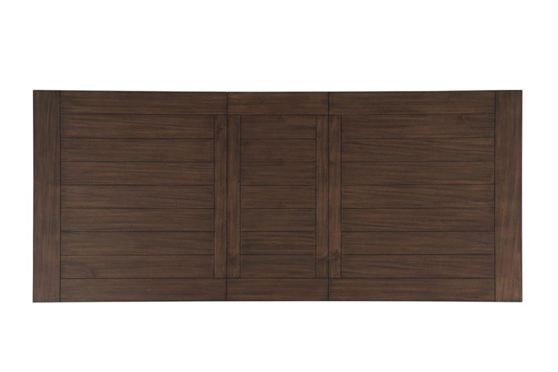 Madelyn Dining Table With Extension Leaf Dark Cocoa And Coastal White