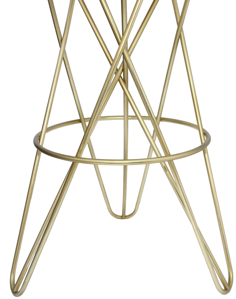 Mercury Gold Bar Stool