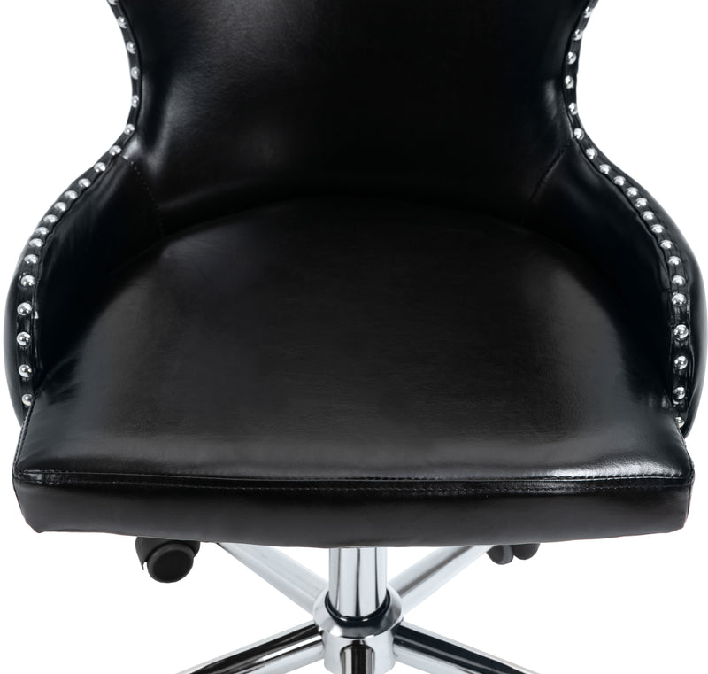 Hendrix Black Faux Leather Office Chair 168Black