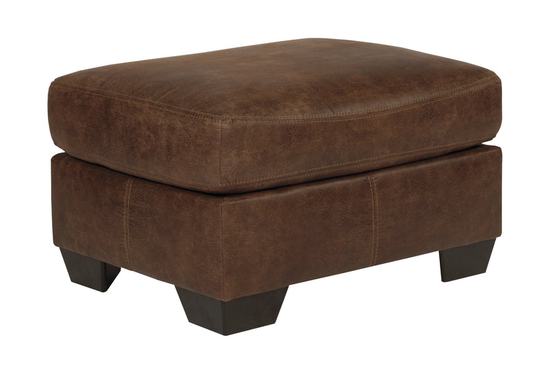 Bladen Coffee Faux Leather Ottoman