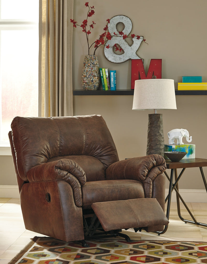 Bladen Coffee Faux Leather Recliner