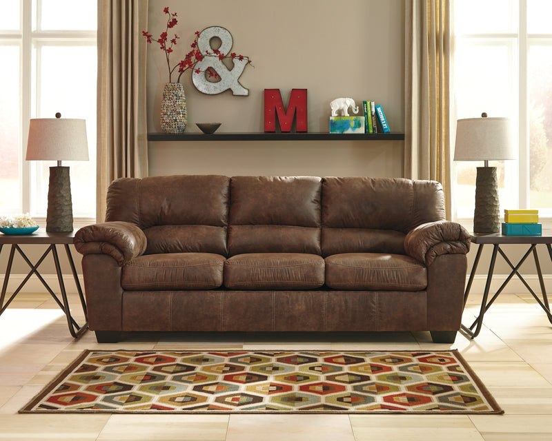 Bladen Coffee Faux Leather Sofa