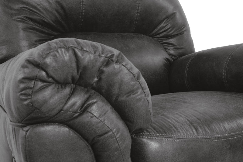 Bladen Slate Faux Leather Recliner