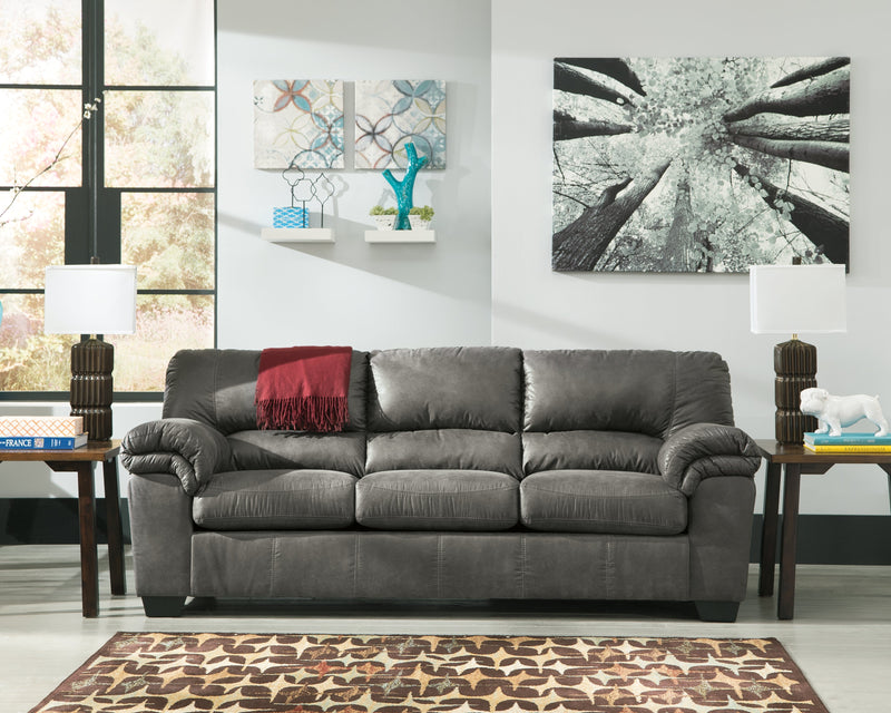 Bladen Slate Faux Leather Sofa