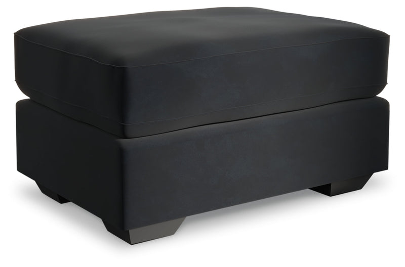 Gleston Onyx Velvet Ottoman