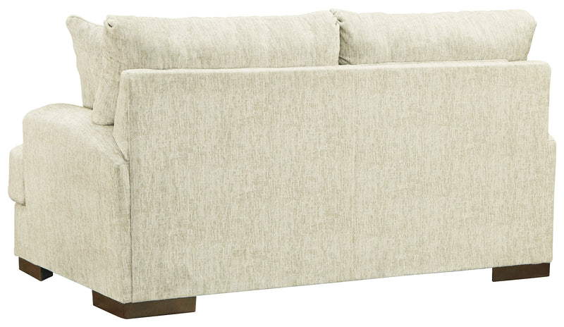 Caretti Parchment Velvet Loveseat