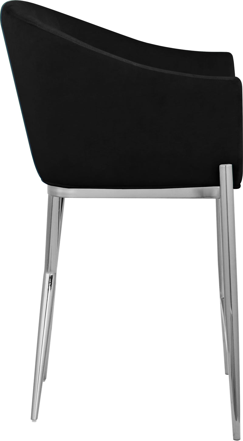 Xavier Black Counter Stool