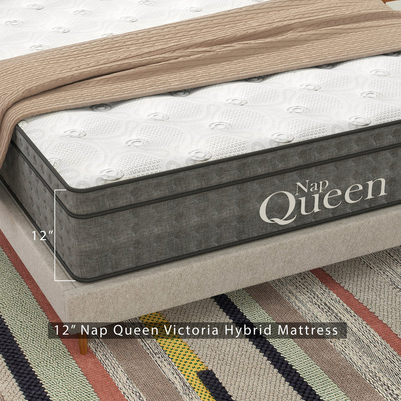 NAPQUEEN VICTORIA HYBRID MATTRESS [TWIN, FULL, QUEEN, KING]