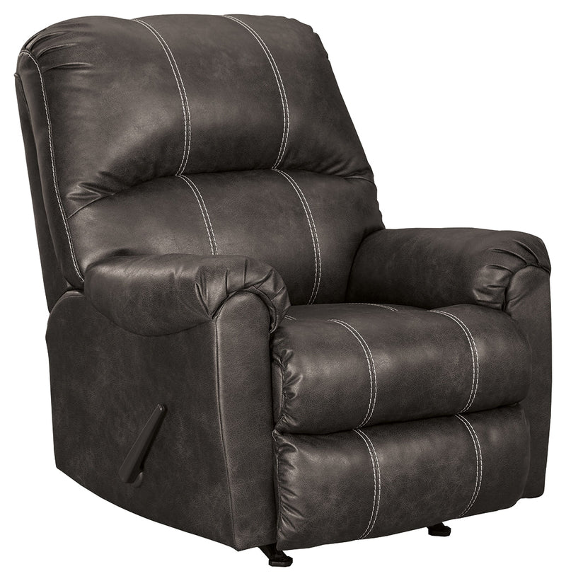 Kincord Midnight Faux Leather Recliner