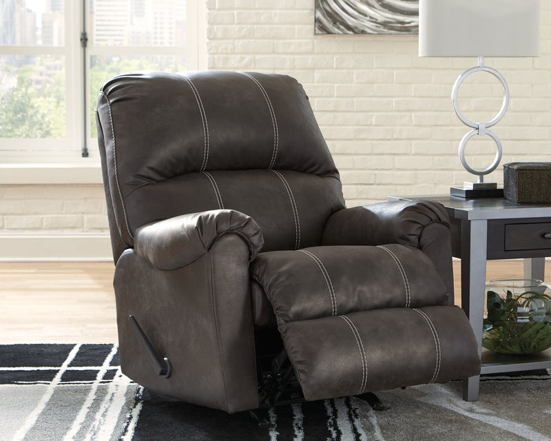 Kincord Midnight Faux Leather Recliner