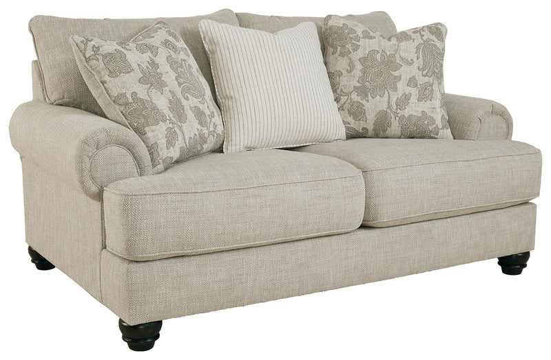 Asanti Fog Chenille Loveseat