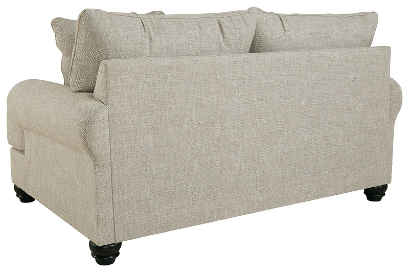 Asanti Fog Chenille Loveseat