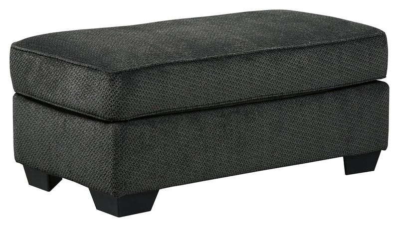 Charenton Charcoal Sofa Loveseat Chair And Ottoman