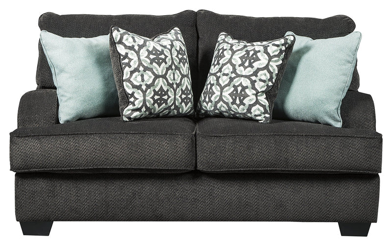 Charenton Charcoal Chenille 3-Piece Sectional