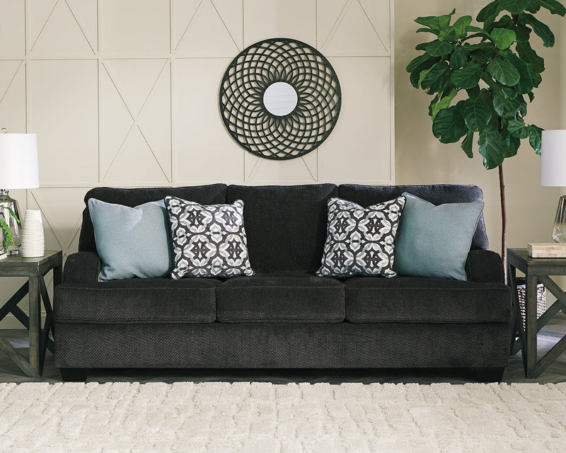 Charenton Charcoal Chenille Sofa