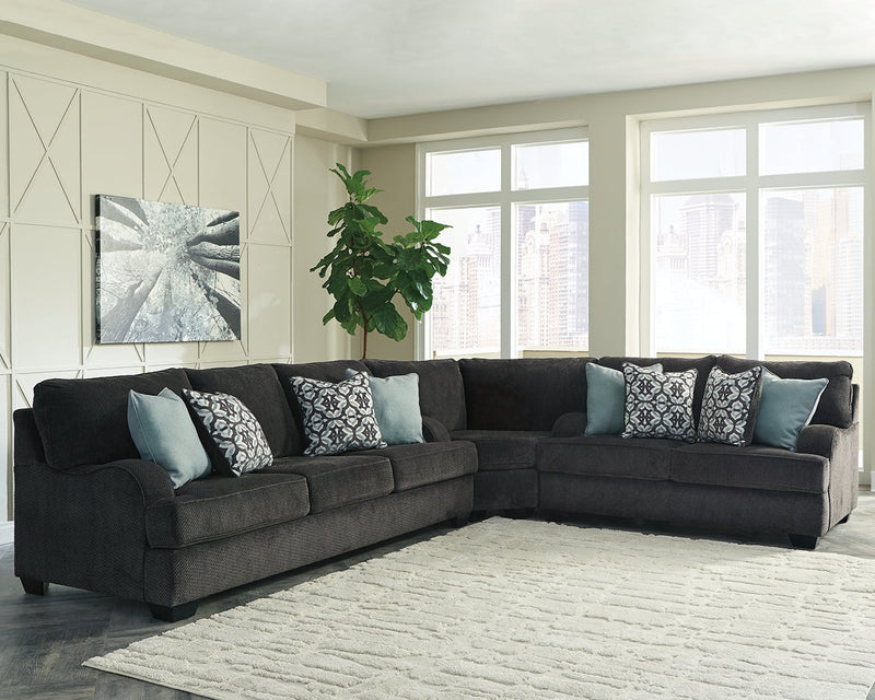 Charenton Charcoal Chenille Sofa