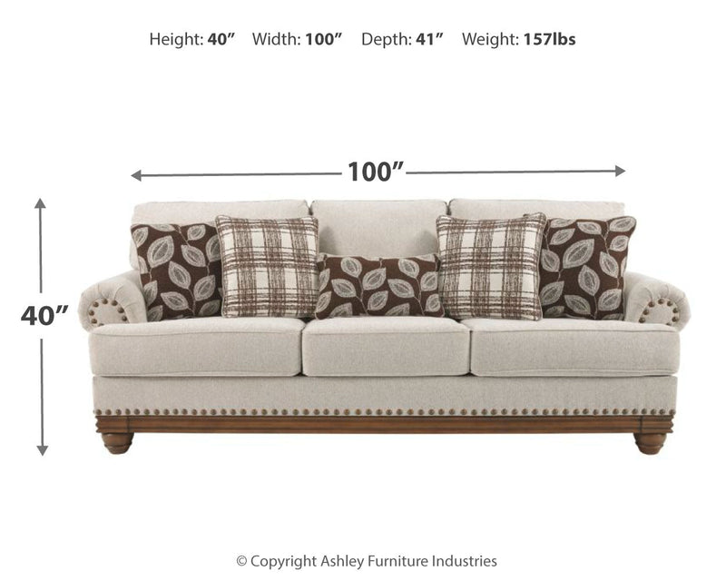 Harleson Wheat Chenille Sofa