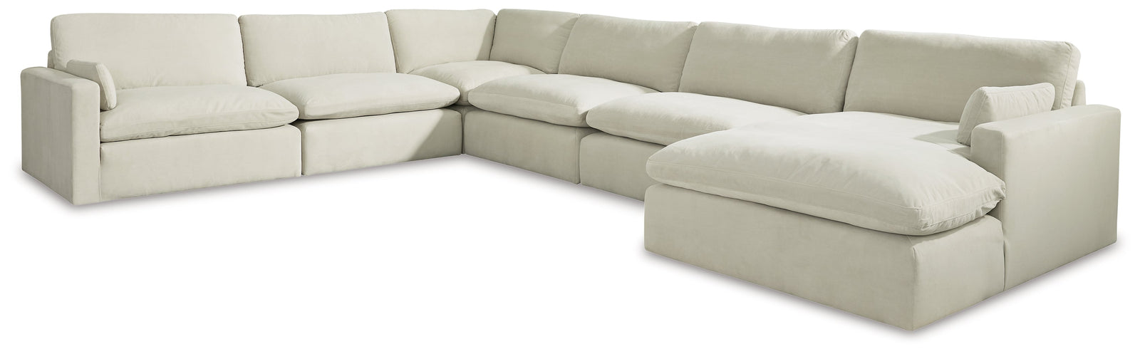 Sophie Light Gray 6-Piece Sectional With Chaise