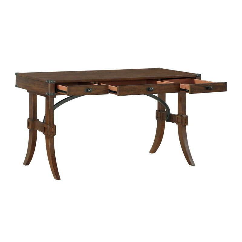 Frazier Park Brown Cherry Finish Traditional Mindy Veneer, Wood And Engineered Wood Writing Desk