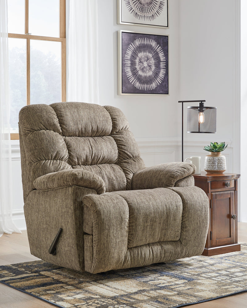 Bridgtrail Taupe Microfiber Recliner