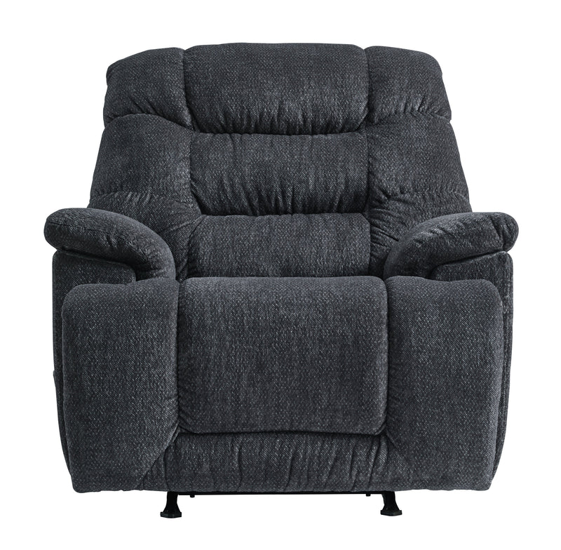 Bridgtrail Charcoal Chenille Recliner