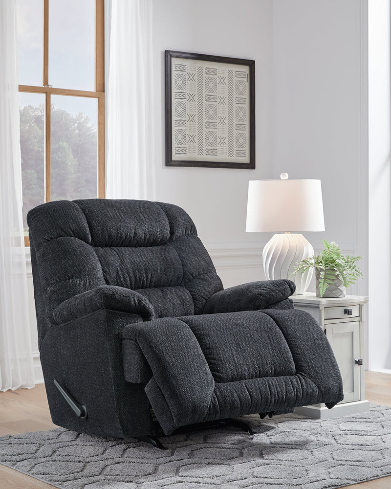 Bridgtrail Charcoal Chenille Recliner