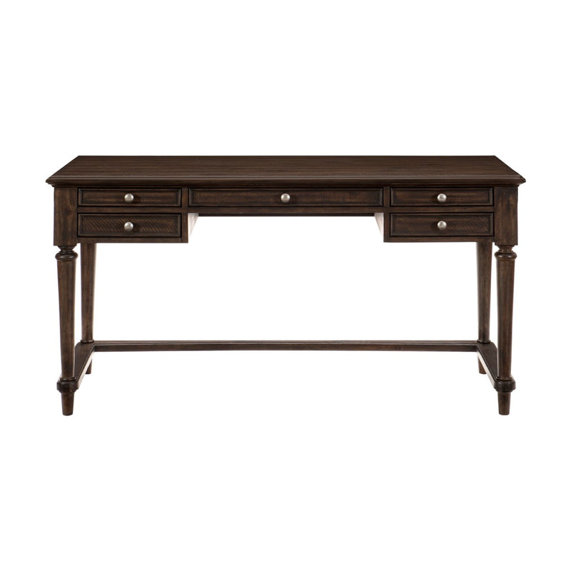 Cardano Driftwood Charcoal Transitional Acacia Veneer, Wood And Engineered Wood Writing Desk