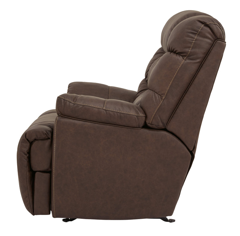 Renbuen Umber Leather Recliner