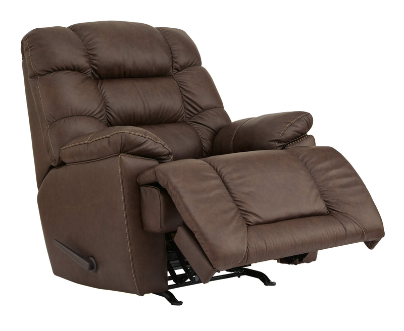 Renbuen Umber Leather Recliner