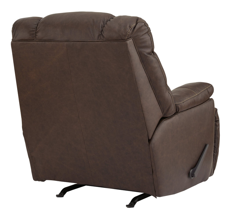 Renbuen Umber Leather Recliner