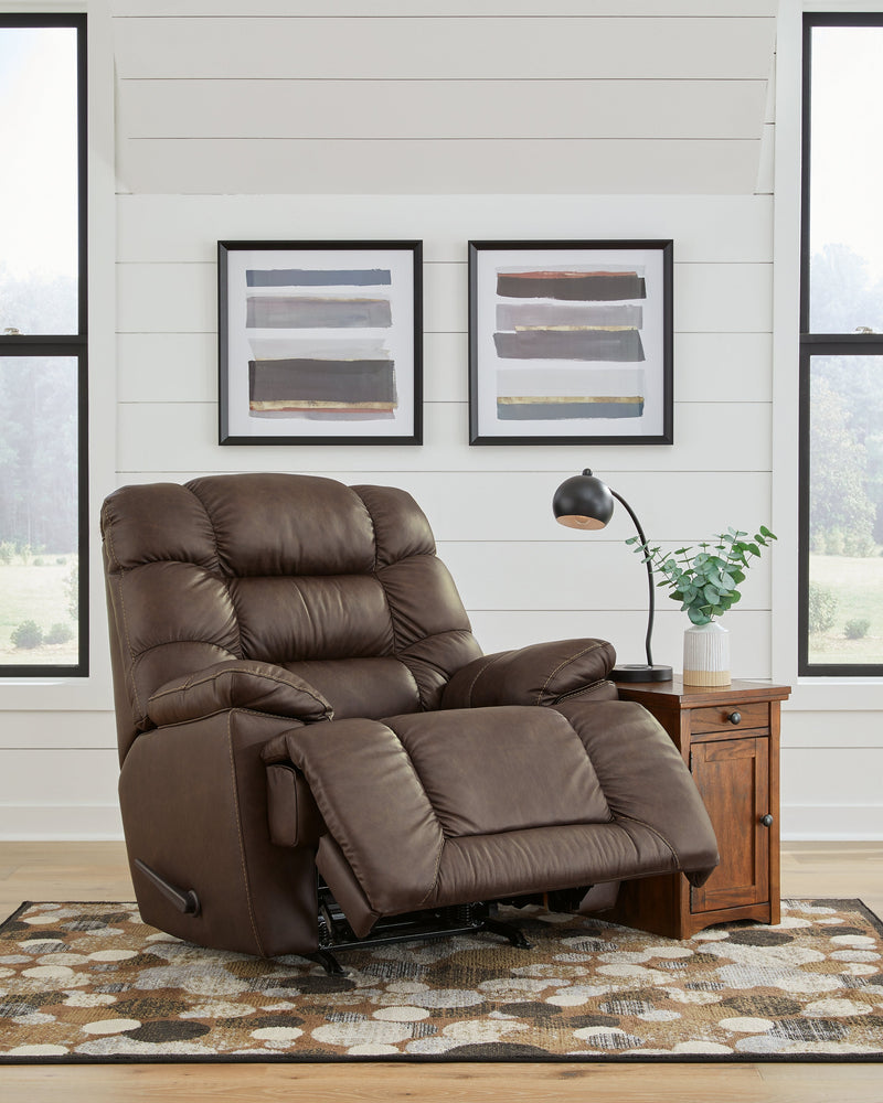 Renbuen Umber Leather Recliner