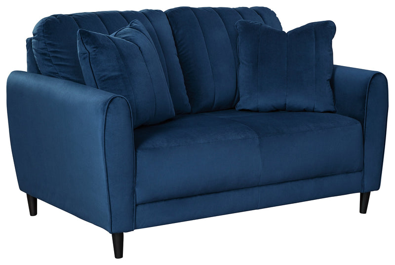 Enderlin Ink Velvet Loveseat