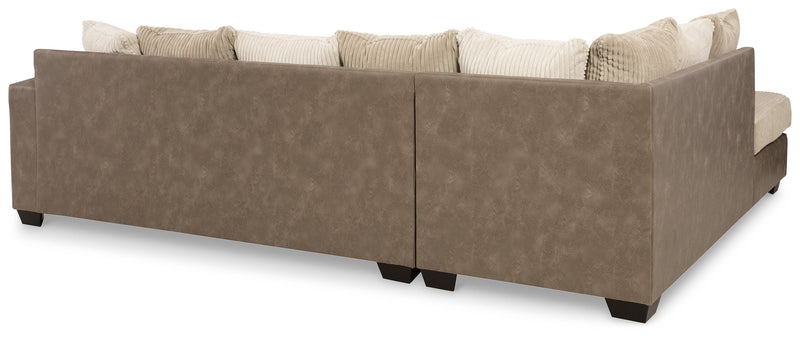 Keskin Sand 2-Piece Sectional With Chaise