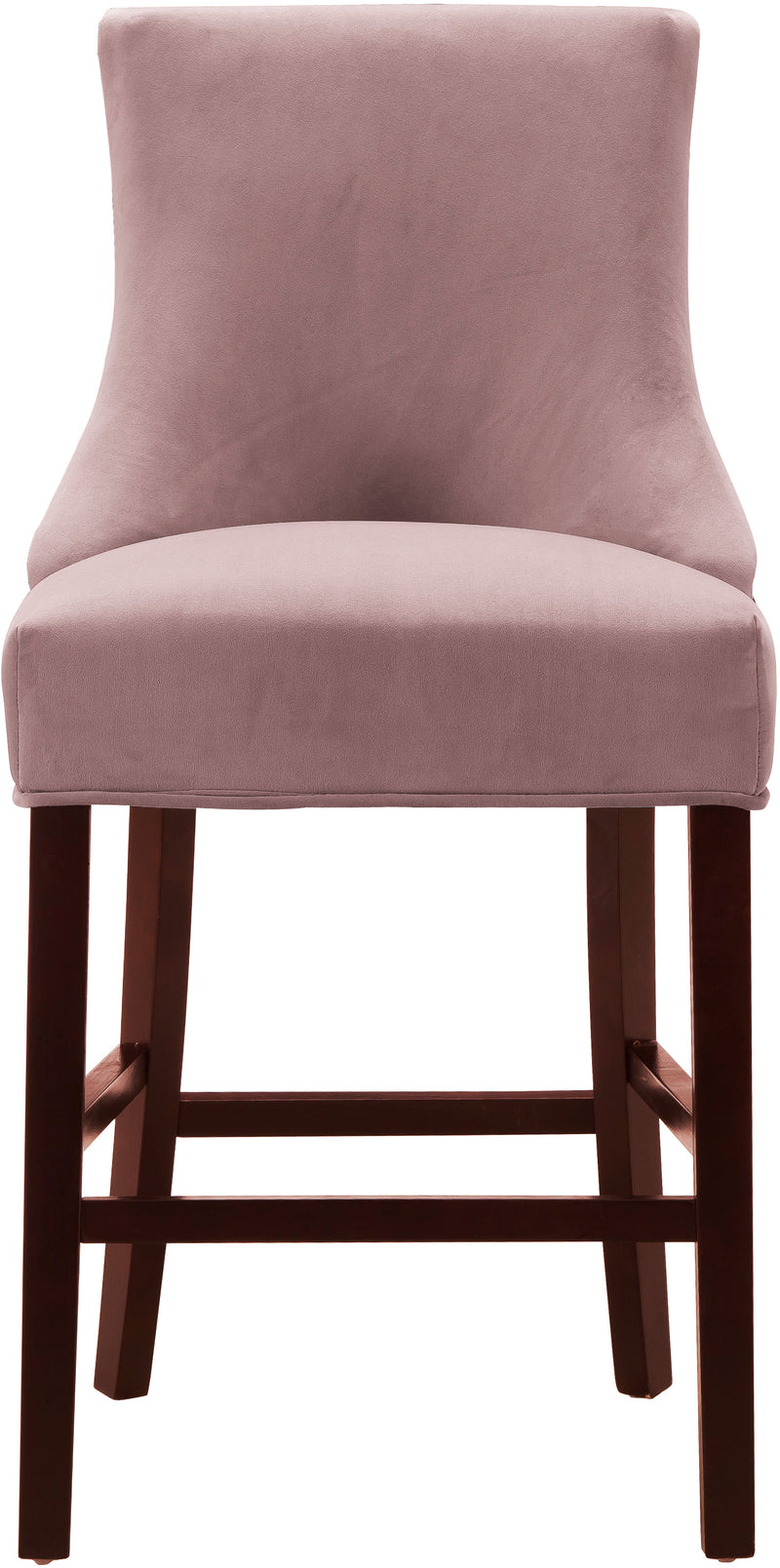 Hannah Pink Velvet Counter Stool